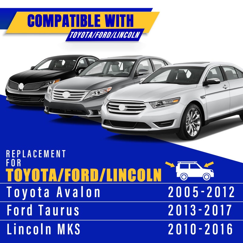 Rooppa 2 wipers Replacement for 2005-2012 Toyota Avalon/2013-2017 Ford Taurus/2010-2016 Lincoln MKS, Windshield Wiper Blades Original Equipment Replacement - 26"/20" (Set of 2) Pinch Tab - Image 5